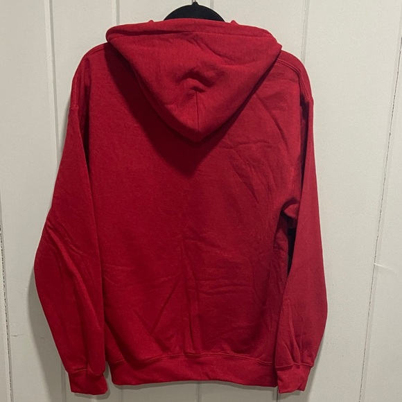Gildan Bold Red Hoodie - Picture 3 of 3